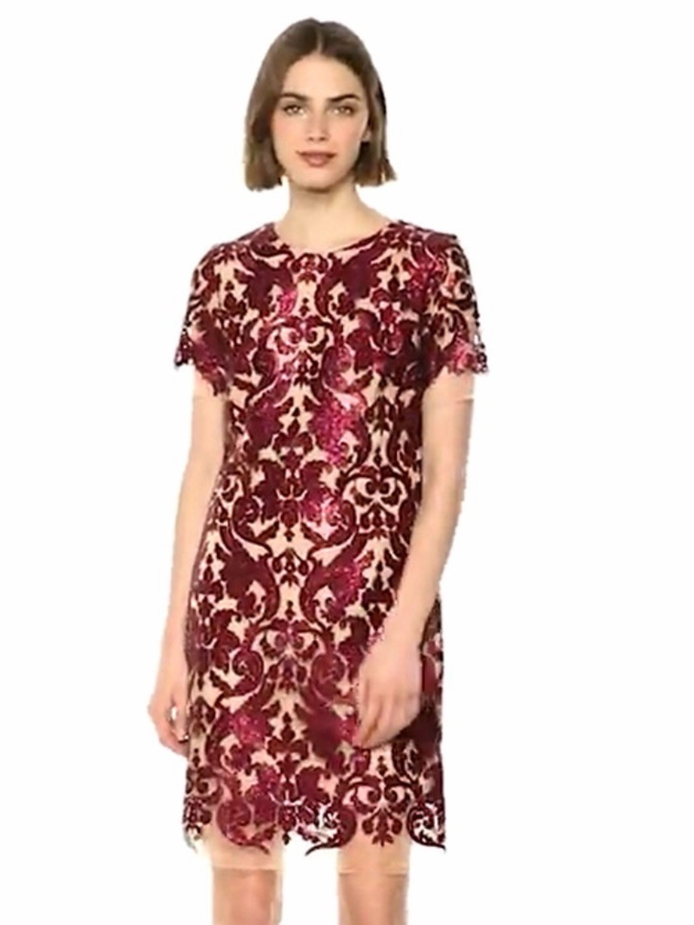 Dress the Population Lace Overlay Dress - SZ XL NWOT